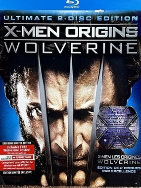 BUY 2 GET 3rd FREE X-Men Origins: Wolverine blu ray